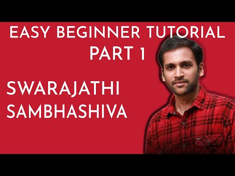 SWARAJATHI || SAMBHASHIVA || KAMAS || EASY BEGINNER TUTORIAL ||  PART 1