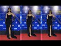 Rakul Preet Singh Looking Gorgeous In Black Outfit Arrive At Iconic Gold Award 2024