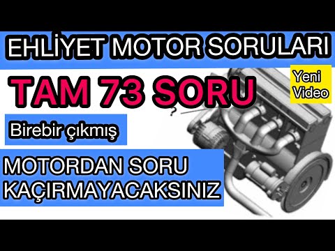 #EHLİYET SINAV SORULARI #MOTOR SORULARI #MOTOR BİLGİSİ  #EHLİYET MOTOR SORULARI 2020 #MOTOR#
