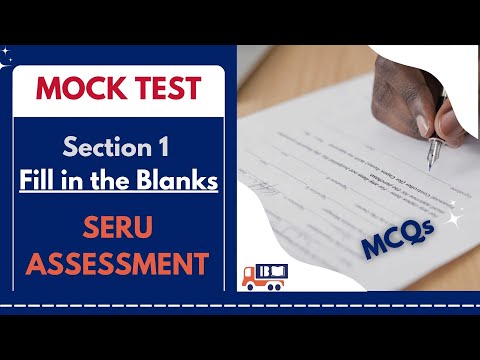Section 1 Fill in the blank New version 2024  - SERU assessment-  #Seruassessment, #phv, #seru