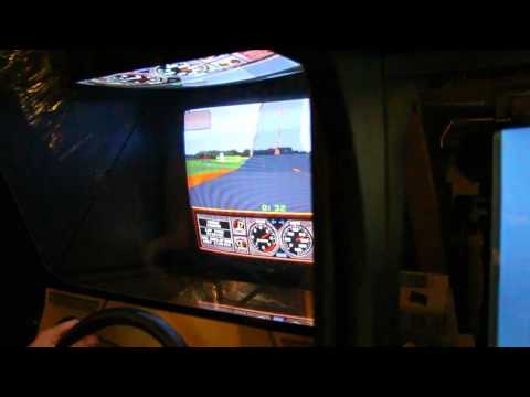 Atari Hard Drivin World Record Attempt