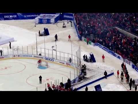 Devils vs. Rangers Stadium Series Team Entrances 1/26/14