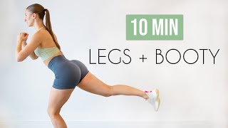 10 min LEG/BUTT/THIGH (Killer No Equipment Workout)