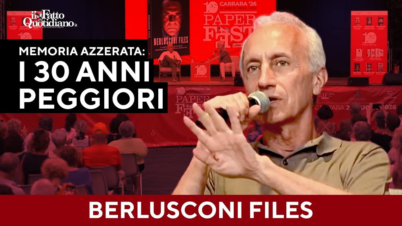 Travaglio contro la beatificazione di Berlusconi: “Ci hanno azzerato la memoria”