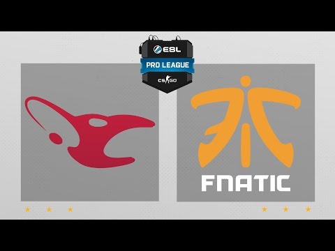 CS:GO - mousesports vs. Fnatic [Mirage] Map 2 - ESL Pro League Season 5 - EU Matchday 30