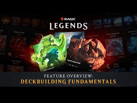 Magic: Legends Deckbuilding Video