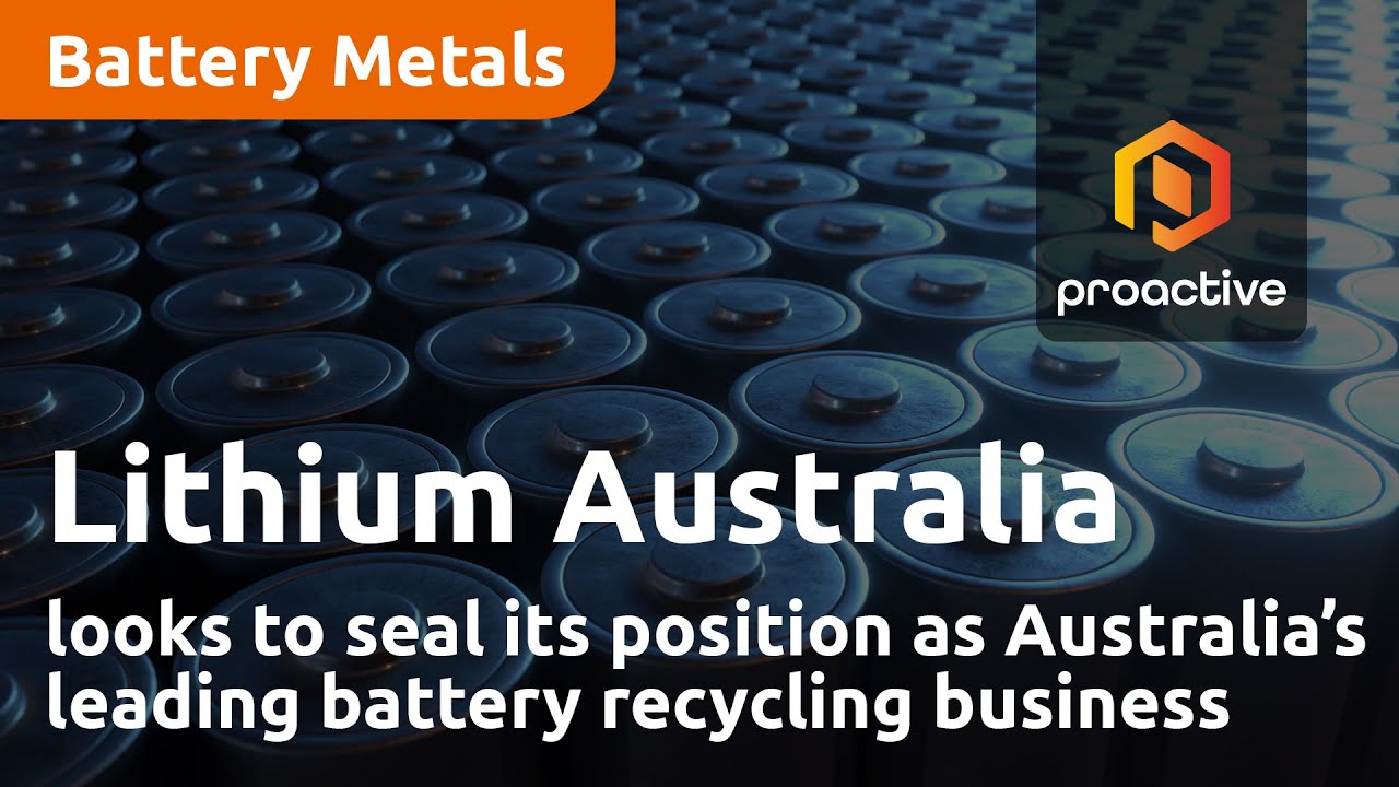 Lithium Australia looks to seal its position as Australia’s leading battery recycling business