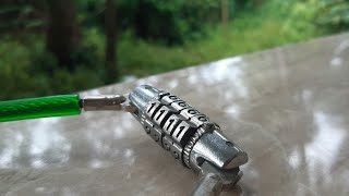 HOW TO UNLOCK THE SPIRAL COMBINATION LOCK ||EASY TRICK||