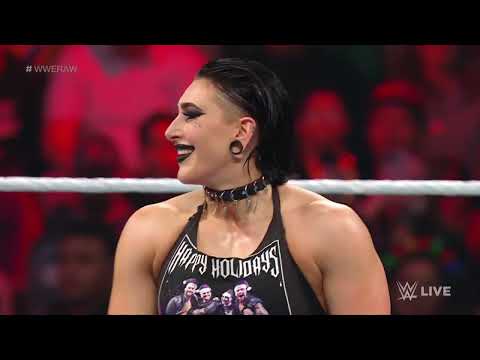 WWE RAW RHEA RIPLEY VS AKIRA TOZAWA 12/19/22