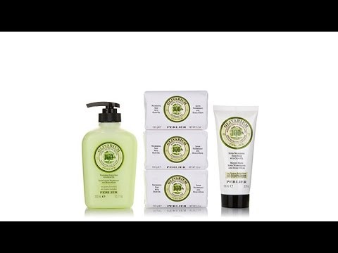 Perlier Olive Oil Bath and Body Set