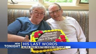 Local man writes his own obituary