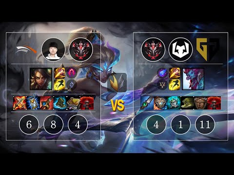 HLE Haru Nidalee vs GEN Wize Trundle Jungle - KR Patch 10.12