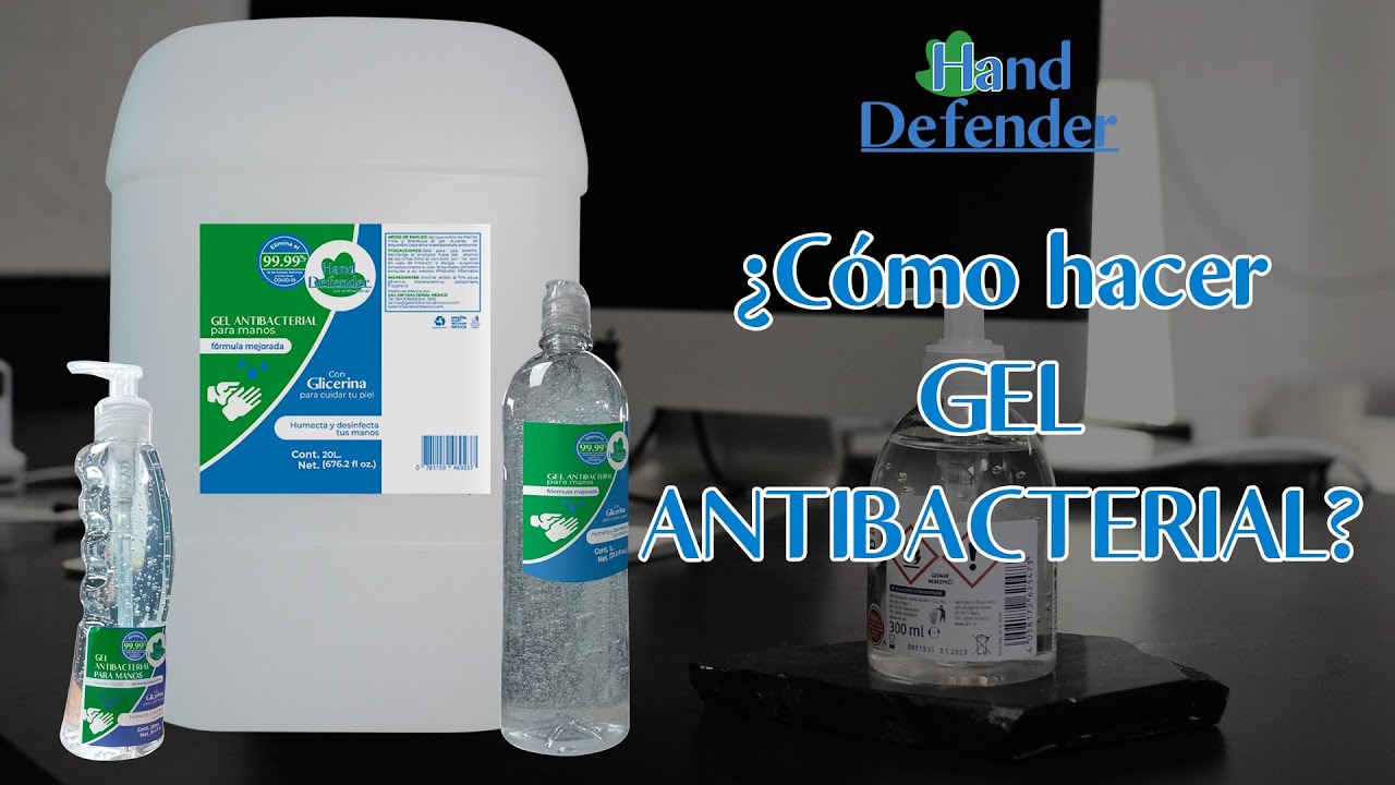 ¿Cómo hacer gel antibacterial casero