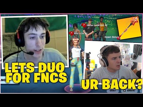 PETERBOT Returns To WAGER After The Incident & Goes FULL TRYHARD Against PROS In 2v2 With CLIX!