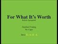 For What It's Worth - Easy Guitar (Chords and ...