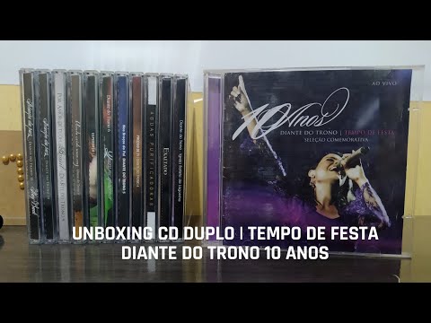 Unboxing Cd Diante do Trono 10 anos - Tempo de Festa
