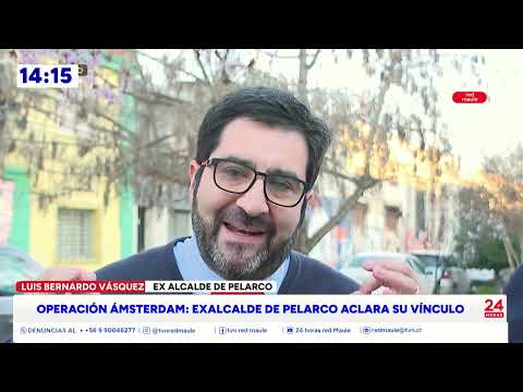 Operación Ámsterdam: exalcalde de Pelarco aclara su vínculo | 24 Horas TVN - Red Maule