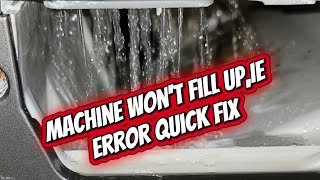 A guide on how to troubleshoot and fix LG laundry machine IE error code