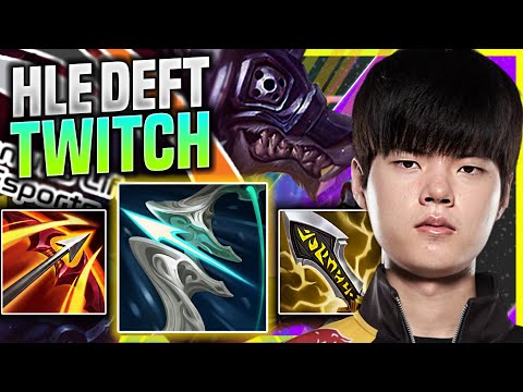 DEFT THE TWITCH BEAST WITH NEW ITEMS! - HLE Deft Plays Twitch ADC vs Ezreal! | Preseason 11