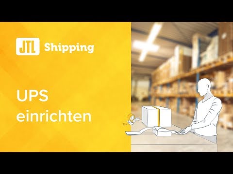 JTL Shipping - UPS einrichten in JTL-Wawi 1.1