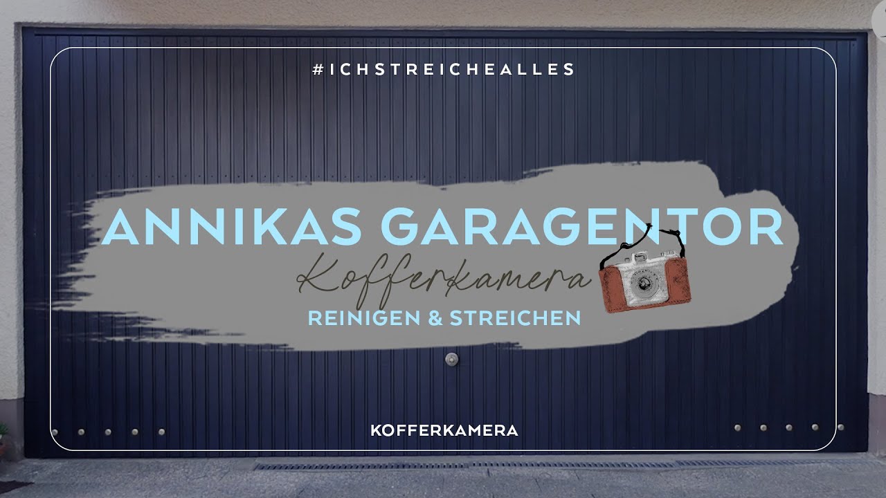 Video: MissPompadour Kofferkamera - Annika streicht ihr Garagentor! 