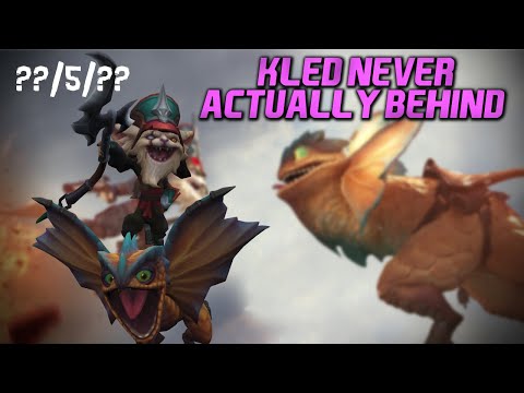KLED IS NEVER ACTUALLY BEHIND! | League of Legends Top Gameplay