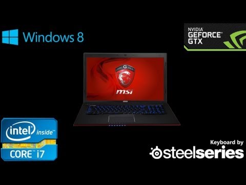 NEW 2013 MSI GE70 2OE Gaming Laptop - Hands On & Review (1080p HD)