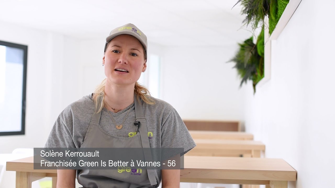 Témoignage de Solène Kerrouault, franchisée Green Is Better de Vannes