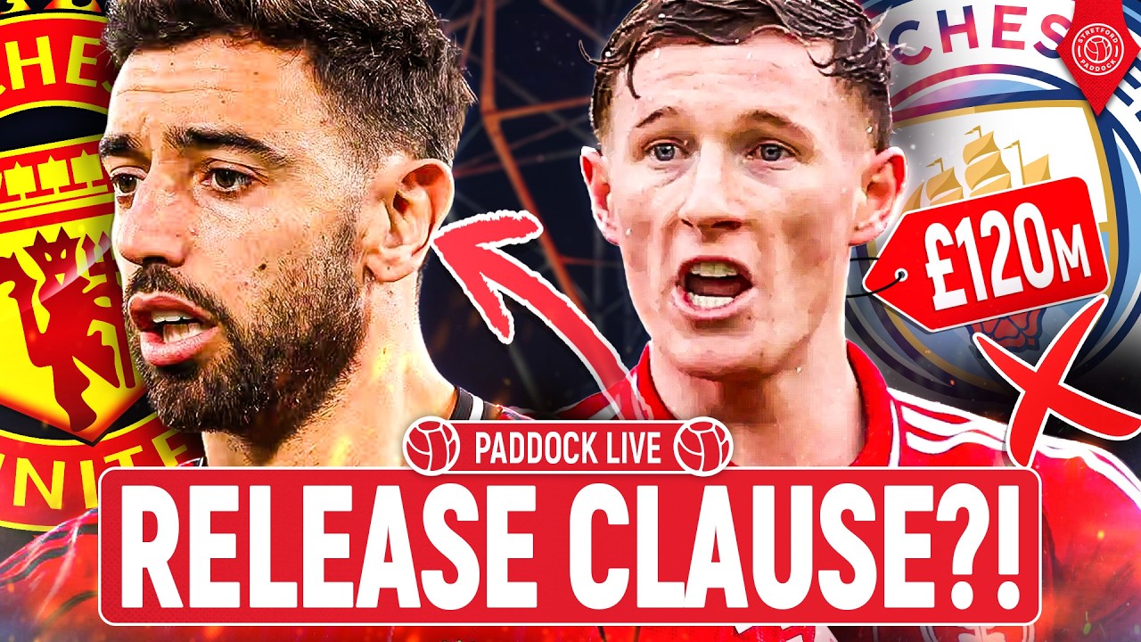 Elliot Anderson UPDATE As Bruno Fernandes Release Clause Emerges! | Paddock LIVE