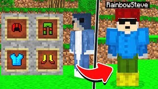 CREATING RAINBOW STEVES ARMOR! (HE CAN'T HURT ME!)