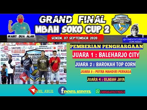 GRAND FINAL MBAH SOKO CUP 2020..?? MENYERAHKAN PENGHARGAAN KEPADA SANG JUARA.