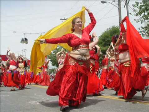 Belly Dancers in the Fremont Solstice Parade