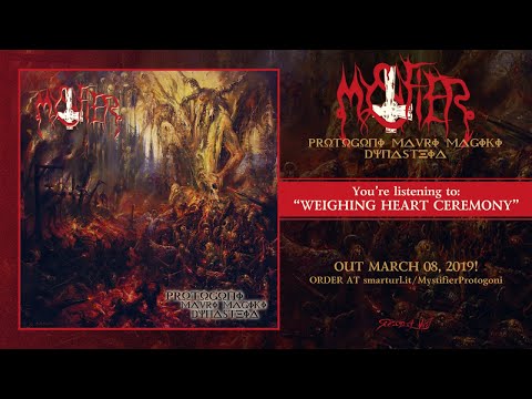 Mystifier - Weighing Heart Ceremony (official track premiere) online metal music video by MYSTIFIER