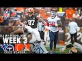 Tennessee Titans vs. Cleveland Browns | 2023 Week 3 Game Highlights