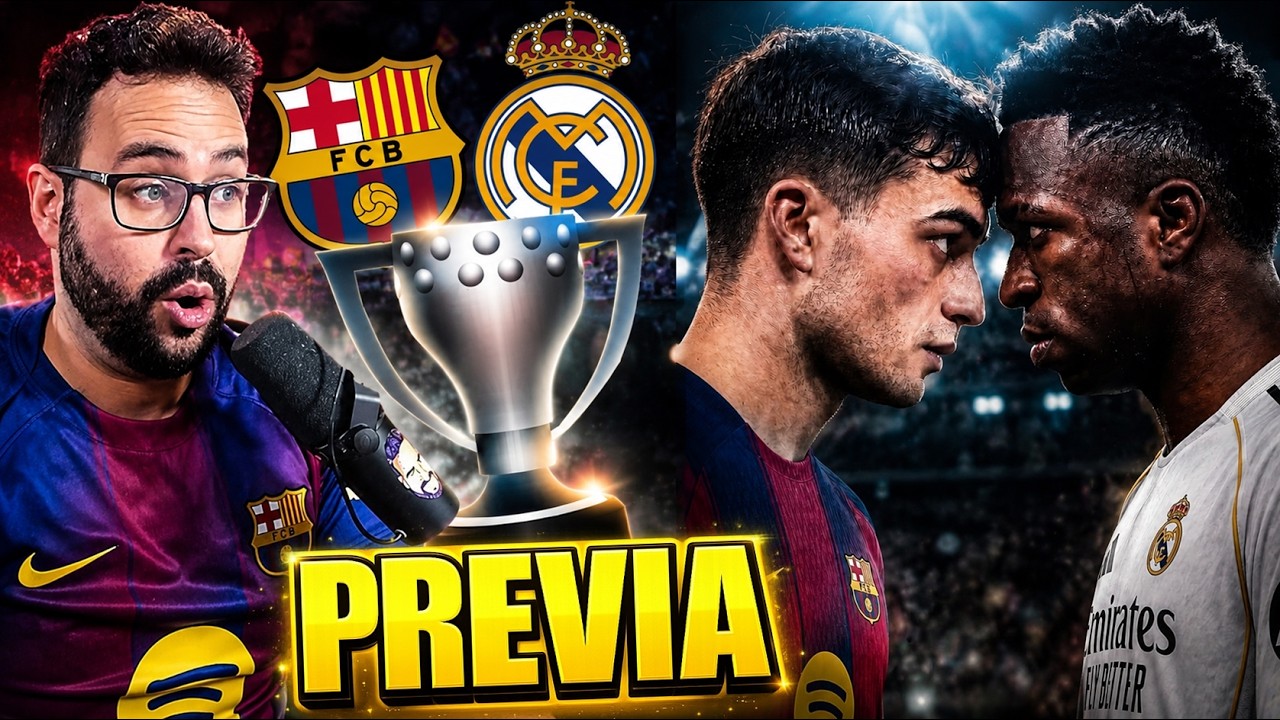 PREVIA BARÇA VS REAL MADRID ¡A GANAR y a ser CAMPEONES! SIN PIEDAD - MBAPPÉ se BORRA