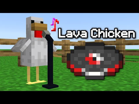 I made Chickens dance to 🎶 Lava Chicken in Minecraft