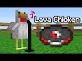 I Made Chickens Dance To Lava Chicken In Minecraft