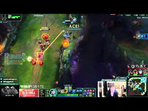 Skumbag Froggen steals Febiven Penta Kill - League of Legends