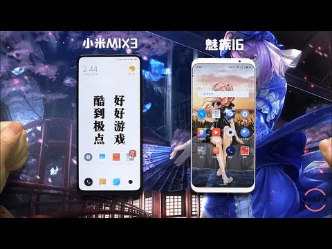 Xiaomi Mi Mix 3 VS Meizu 16th Speed TEST【ITAKE】