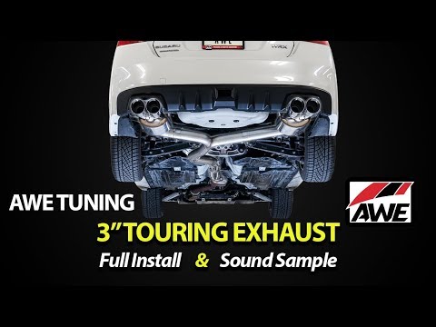 AWE Performance Touring Exhaust Install and Sound Clips on Subaru WRX | STI