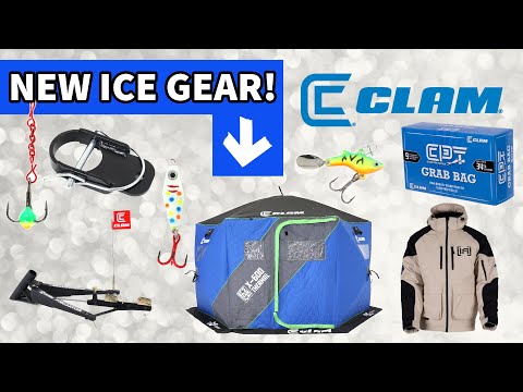NEW Clam Outdoors 2023 - 2024 Ice Fishing Gear!