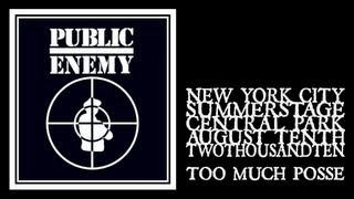 Public Enemy - Too Much Posse (Central Park Summerstage 2010)