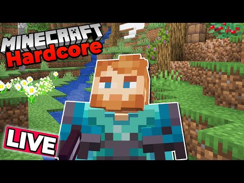 Secret Stream Project in HARDCORE MINECRAFT 1.20 - Survival Let's Play