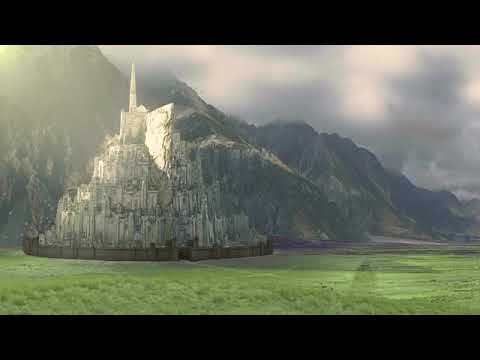 Lord of the Rings Music & Ambience _ Gondor - Morning Rain and Thunder at Minas Tirith