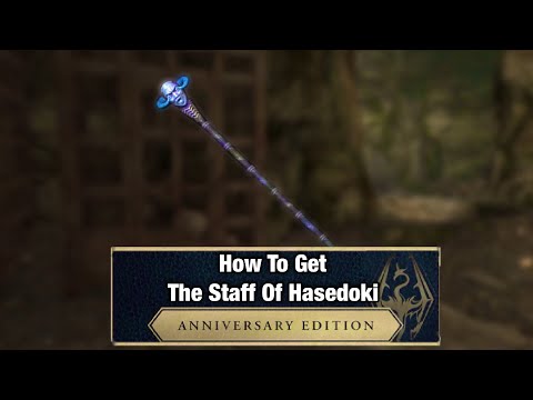 Staff Of Hasedoki - Skyrim Anniversary Edition How To Get This Overpowered Staff!