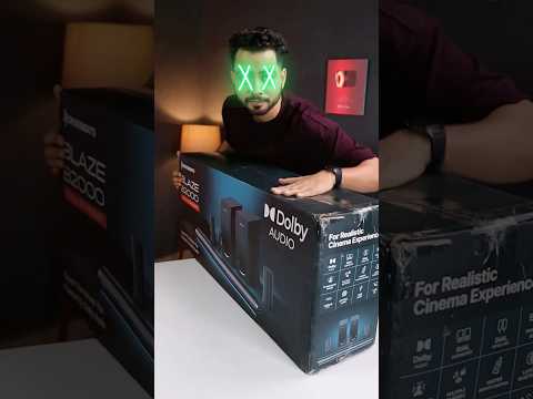 900W Soundbar 🔥 Crossbeats Blaze B2000 #Unboxing #Shorts #Gadgets