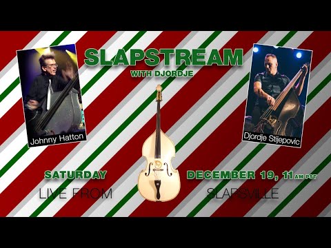 BRIAN SETZER's Slap Bass w/ JOHN HATTON - Slapstream with Djordje #28