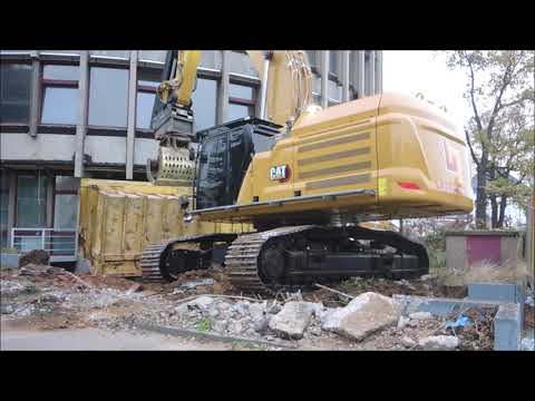 Neuer Bagger CAT 352 ng Abriss