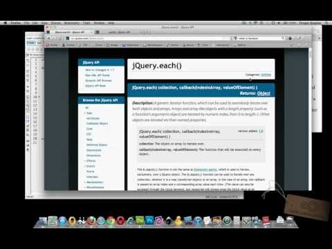 Intro To Jquery Each Function Super Simple Javascriptjquery Tutorials