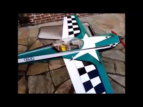 MX2 RC plane with DLE 55 RA presentation